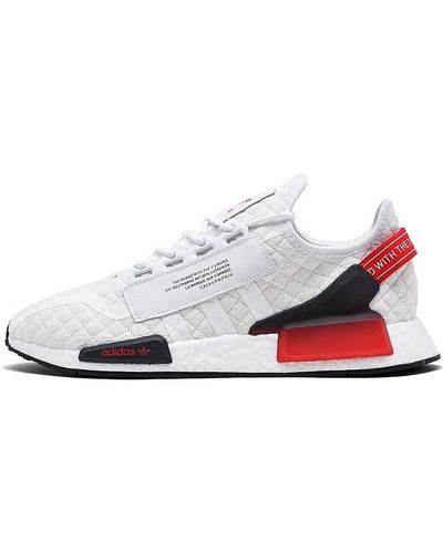 adidas S Nmd R1 V2 Quilted Casual S Shoes Fz4636 Size 13 - White