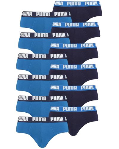 PUMA Basic Brief Onderbroek Voor - Blauw