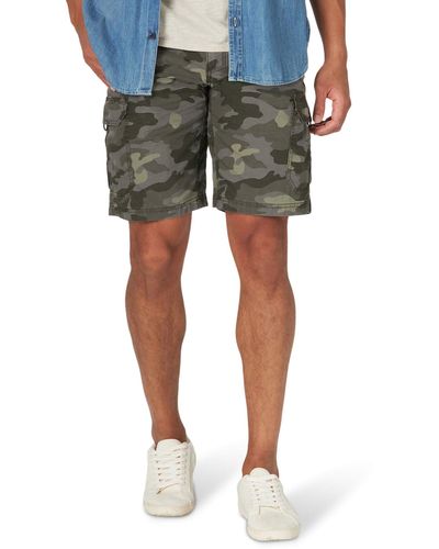 Lee Jeans Pantaloni Cargo da Uomo Extreme Motion Crossroad Cargo Motivo Militare 44 - Verde