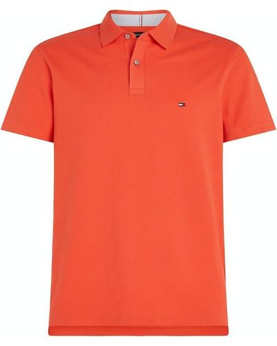 Tommy Hilfiger Polo pour homme 1985 Regular Polo S/S - Orange