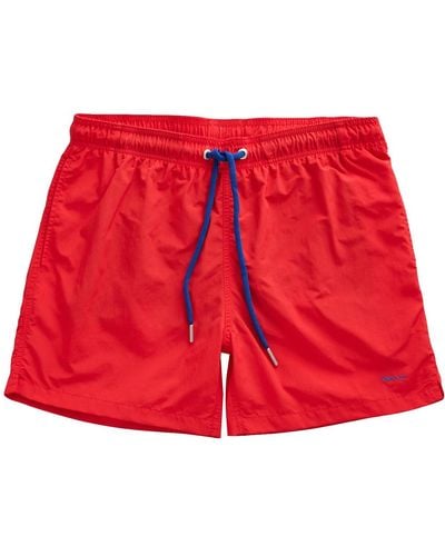 GANT Pantaloncini da Nuoto Bermuda - Rosso