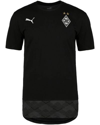 PUMA Borussia Mönchengladbach Casuals T-Shirt schwarz/weiß