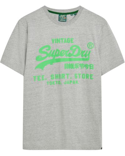 Superdry Printed T-shirt Shirt - Green