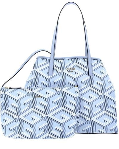 Guess Vikky Large Tote - Azul