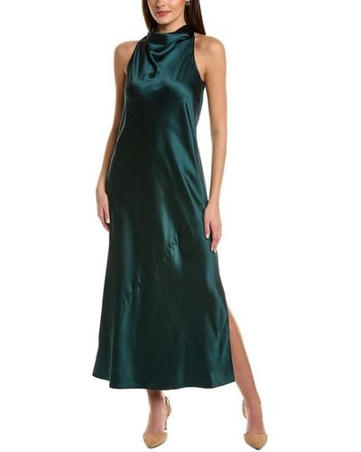 Anne Klein Cowl Midi Dress - Green