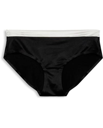 Esprit Pantalones Cortos Colorblock Panty - Negro