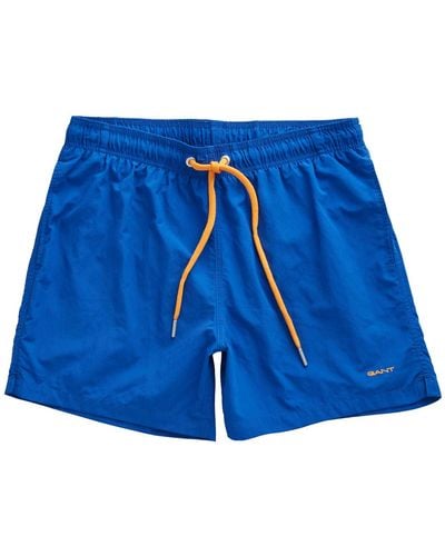 GANT Swim Shorts Badehose - Blau