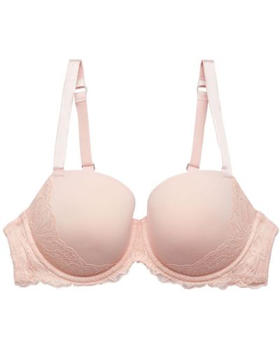 Esprit Camila Floral Lace Pad Bc Bra - Pink