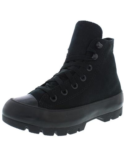 Converse Chuck Taylor All Star Lugged Hi Trainers - Black