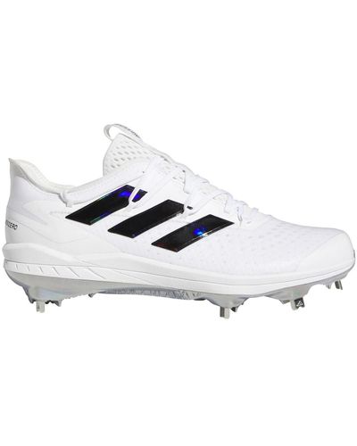 adidas Adizero Afterburner 8 Apex S Baseball Cleats - White