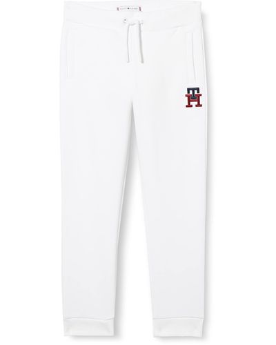 Tommy Hilfiger Monogram Sweatpants Pantalones de chándal - Blanco