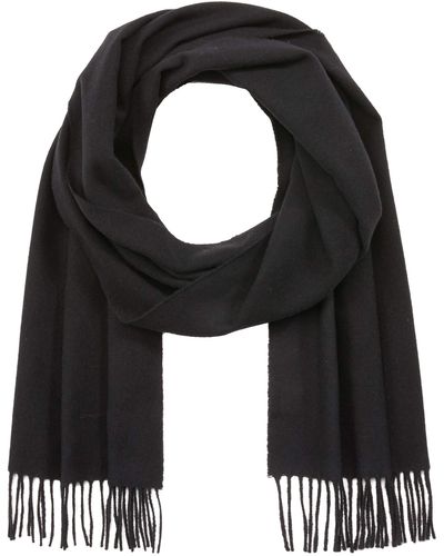 GANT Solid Wool Scarf Schal - Schwarz