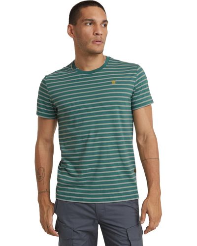 G-Star RAW Stripe R T T-shirt - Green
