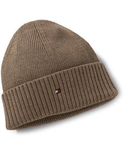 Tommy Hilfiger Muts E357803779 / Ctn Cashmere Beanie - Meerkleurig