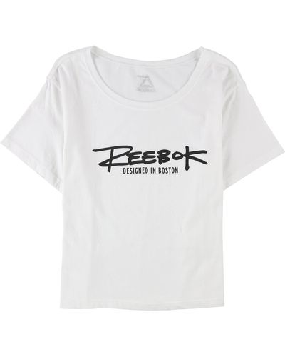 Reebok S Designed In Boston Graphic T-shirt - White
