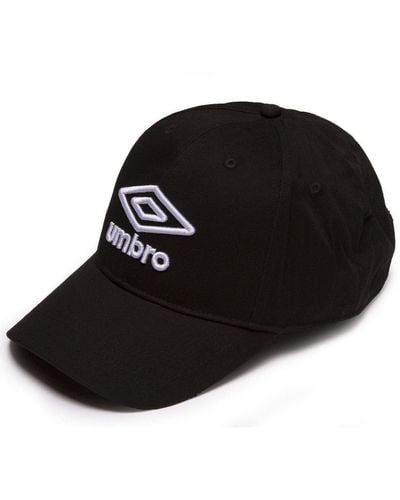 Umbro Cap, schwarz / weiß, Einheitsgröße