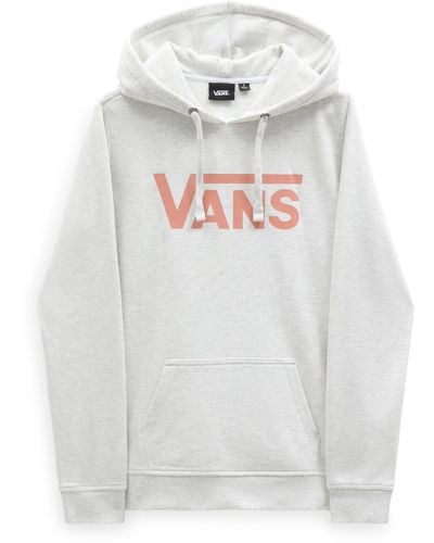 Vans Sweatshirt Met Capuchon Wm Drop V Logo Hoodie - Wit