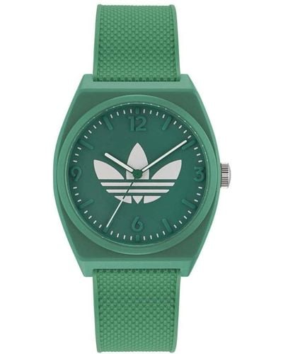adidas Green Resin Strap Watch