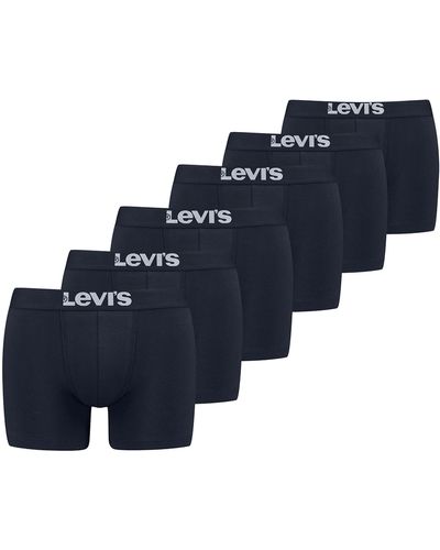 Levi's Boxers sólidos básicos para Hombre - Negro