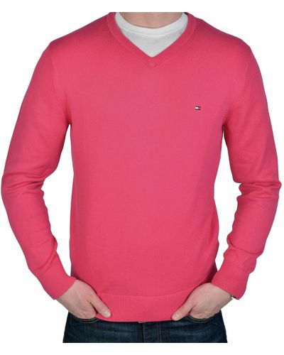 Tommy Hilfiger Pacific V-nk Cf Pullover Voor - Roze