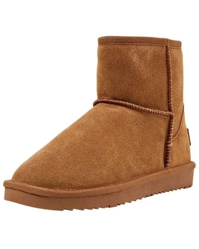 Esprit Cuddly Ladies Ankle Boot - Brown