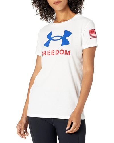 Under Armour New Freedom Logo T-shirt - White