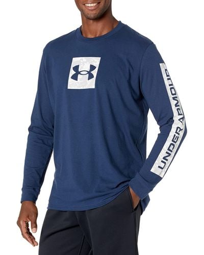 Under Armour Camo Boxed Sportstyle Long Sleeve T-shirt - Blue