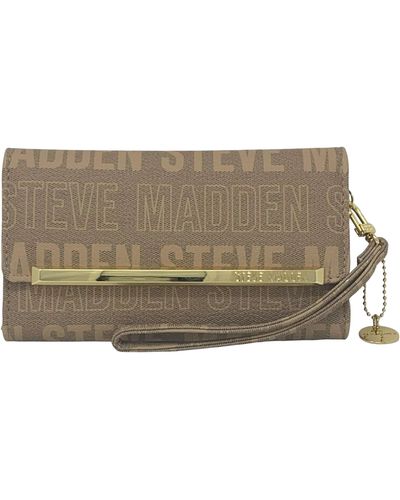 Steve Madden Trifold Wallet - Natural