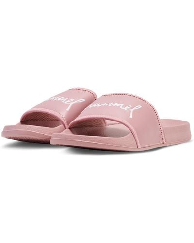 Hummel Pool Slide Wmns Athleisure Sandal & Slippers - Pink