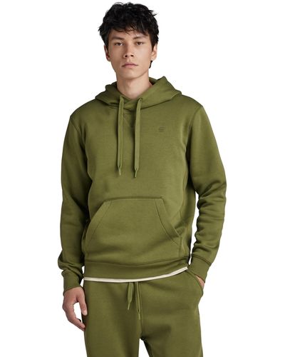 G-Star RAW Premium Core Hooded Jumper - Green