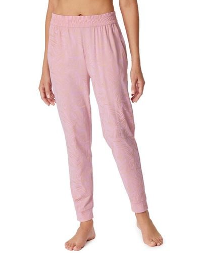 Schiesser Schlafhose lang Baumwolle-Mix + Relax Pyjamaunterteil - Pink