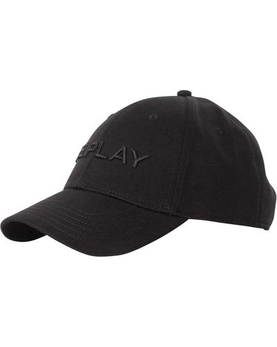 Replay Branded Baseball Cap - Black