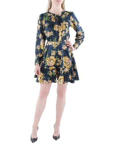 Jessica Simpson Plus Size Davina Cut Out Mini Dress - Multicolor