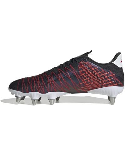 adidas S Kakari Z.1 Sg Rugby Boots Black/silver/red 10 - Purple