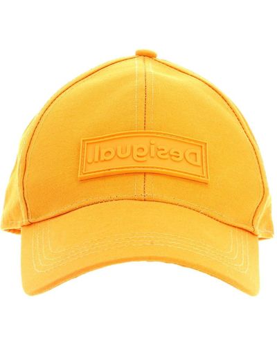 Desigual Logo Cap Yellow - Gelb