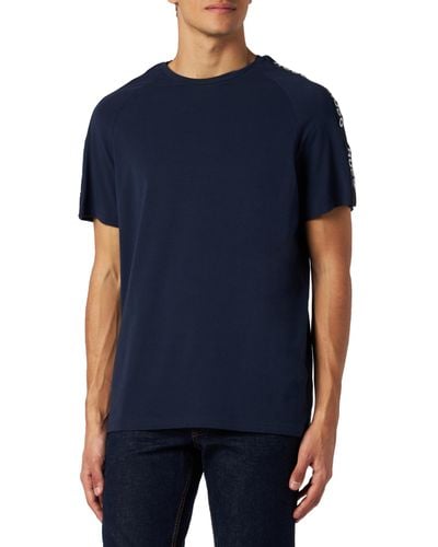 HUGO BOSS Sporty Logo T-Shirt Dark Blue405 - Blau