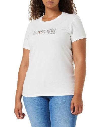 Levi's The Tee, T-Shirt Donna - Bianco