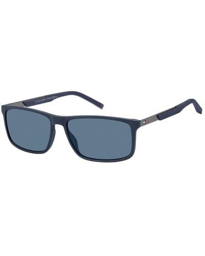 Tommy Hilfiger Th 1675/s Rectangular Sunglasses - Black