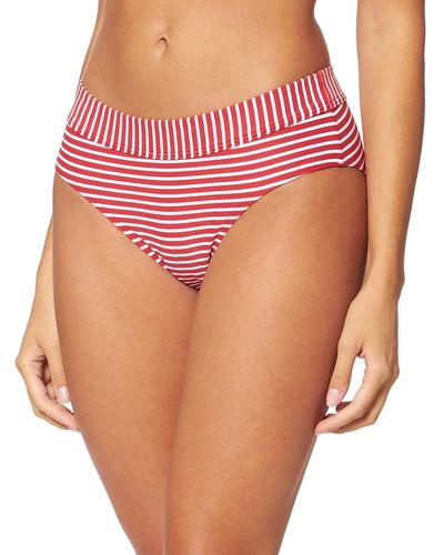 Esprit Bodywear Grenada Beach Nyrmid Waist Brief Bikini Bottoms - Red
