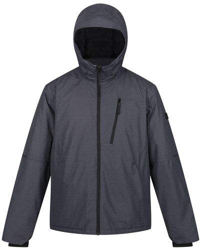 Regatta S Harridge Breathable Waterproof Hooded Jacket - Blue