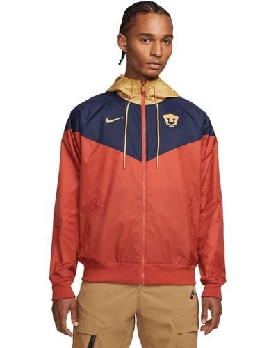 Nike 2022-2023 Pumas Windrunner Jacket - Red