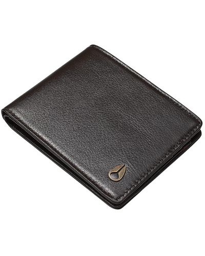 Nixon S Cape Leather Wallet - Grey