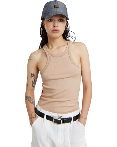 G-Star RAW Italian Army Ultra Slim Tank Top - White