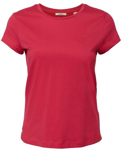 Esprit 073ee1k301 T-shirt - Red