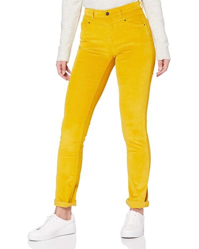 Esprit 090ee1b308 Trousers - Yellow