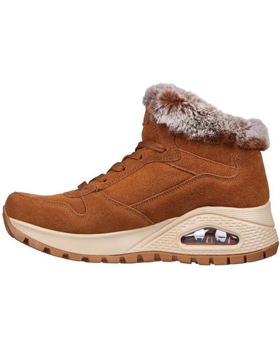 Skechers Uno Rugged-WINTRINESS Ankle Boot - Brown