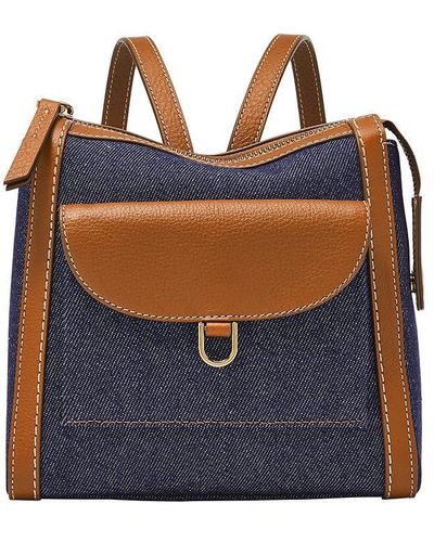 Fossil Sac à dos femme Parker - Bleu