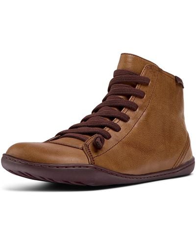 Camper Modern Ankle Boot - Brown