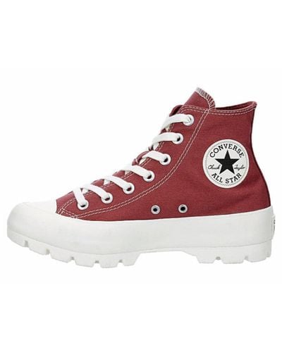 Converse Chuck Taylor All Star Lugged Hig Top Sneaker – Chiusura con - Rosso