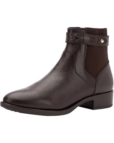 Geox D Felicity Ankle Boot - Brown